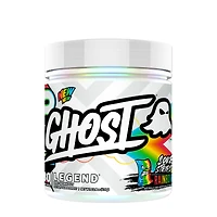 GHOST Legend V4 Pre-Workout Vegan - Sour Strips Rainbow (30 Servings)