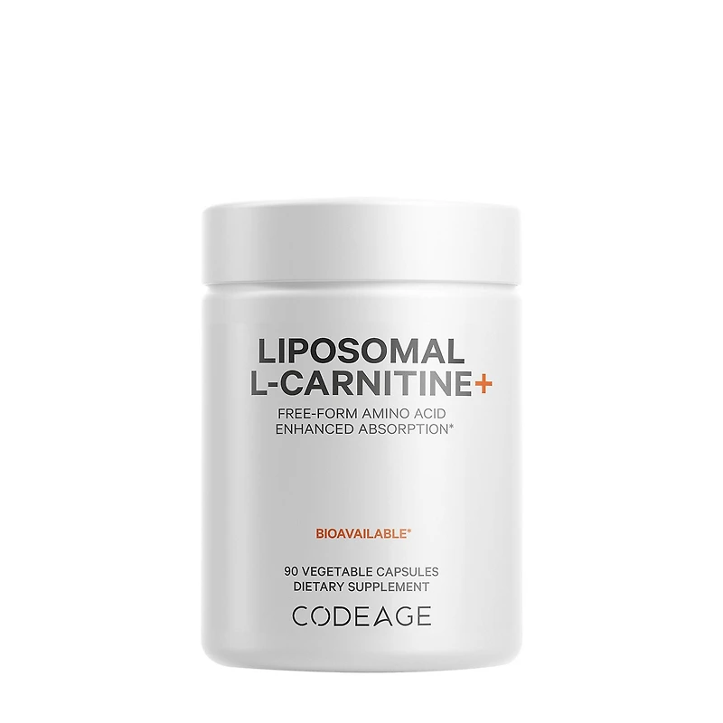 Codeage Liposomal L-Carnitine+ - 90 Capsules (90 Servings)