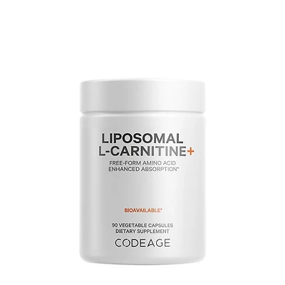 Codeage Liposomal L-Carnitine+ - 90 Capsules (90 Servings)