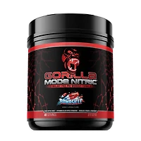 Gorilla Mode Nitric Stim Free Pre-Workout - Blue Raspberry (40 Servings)