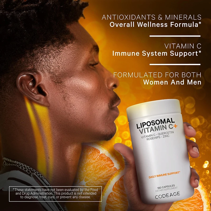 Liposomal Vitamin C + 1500mg - 180 Capsules (60 Servings)