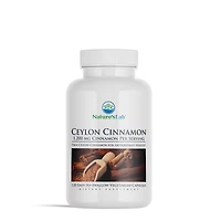 Nature's Lab Ceylon Cinnamon 1200Mg Healthy - 120 Vegetarian Capsules (60 Servings)