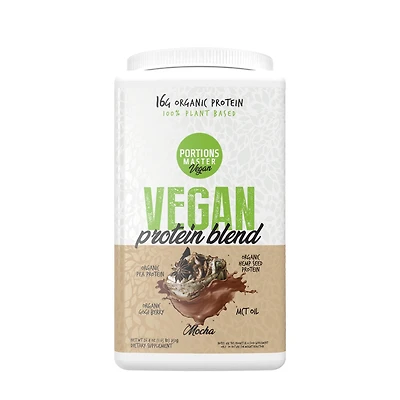 Portions Master Vegan Protein Blend - Mocha (30 Servings)