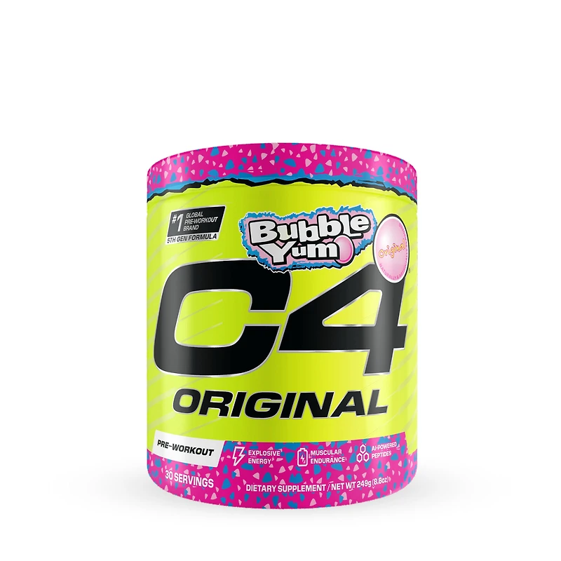 Cellucor C4 Original Pre-Workout - Bubble Yum (30 Servings)