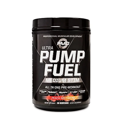 PMD Ultra Pump Fuel Medium Stim Pre-Workout - Peach Nectarine (30 Servings)