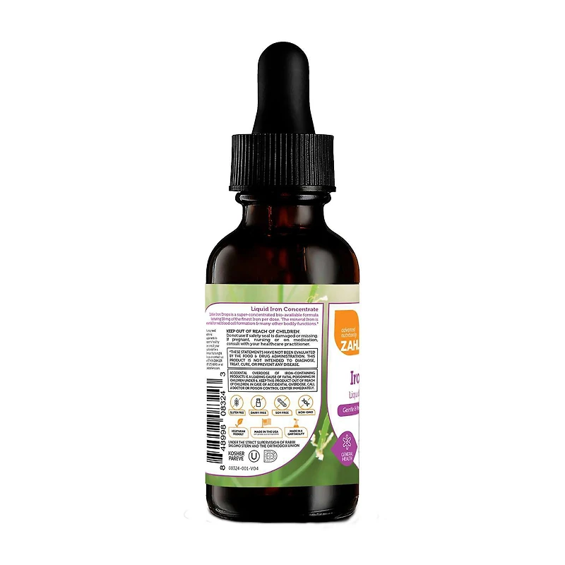 Liquid Iron Drops - Mixed Berry - 2 fl oz (30 Servings)