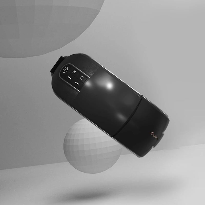 Bluetooth 3D Eye Massager - Black