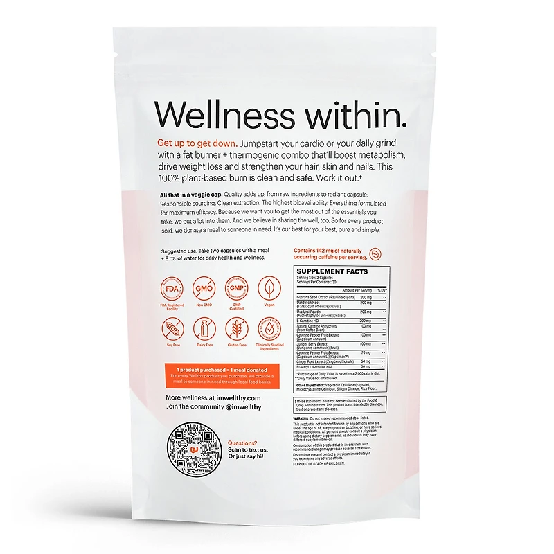 Sweat Metabolism Booster - 60 Capsules (30 Servings)