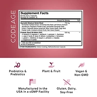 Women's Probiotic 50 Billion CFU & Prebiotics Vegan Digestion Supplement - 60 Capsules (30 Servings)