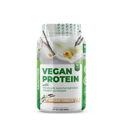 AboutTime Vegan Protein - Natural Vanilla (32 Servings) 2 lbs.
