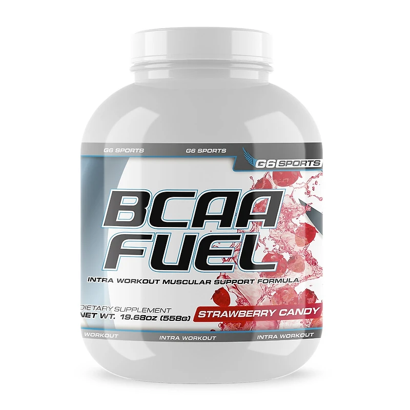 G6 Sports Bcaa Fuel Intra Workout Formula - Strawberry Candy (30 Servings)