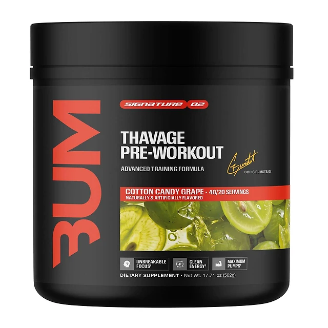 Thavage Pre-Workout - Cotton Candy Grape (40 Servings)