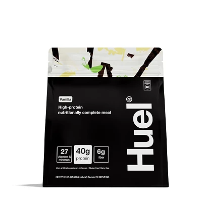 Huel Black Edition: High-Protein Meal Powder - Vanilla (10 Servings)