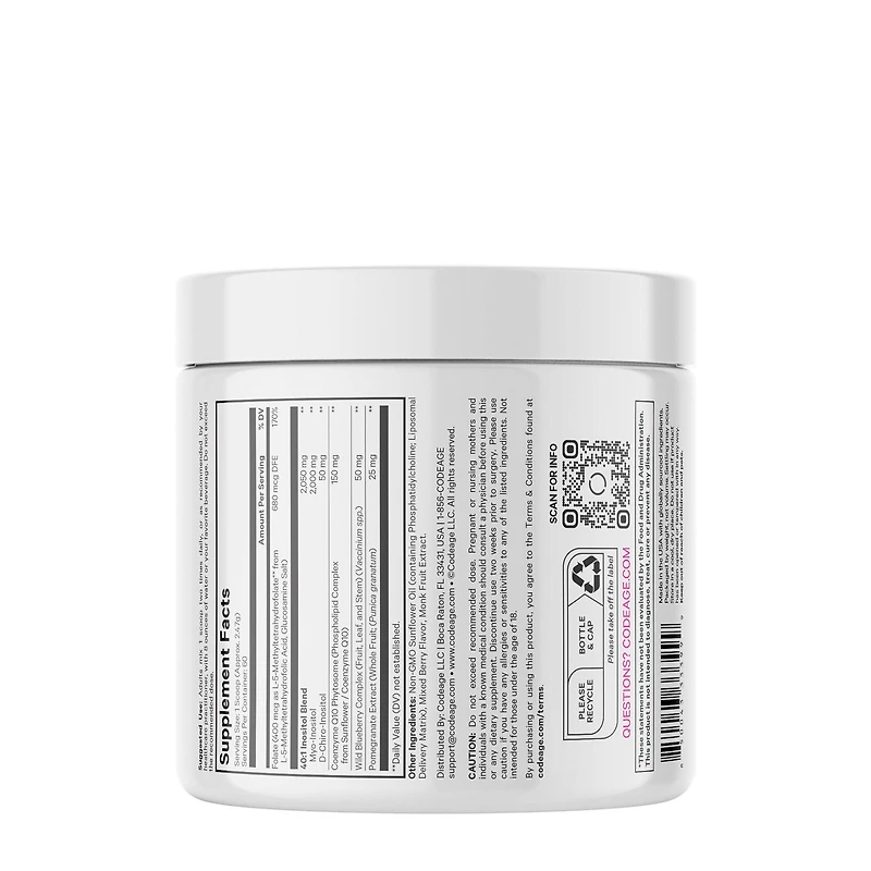 Liposomal Ovarian Inositol+ - Mixed Berry - 5.2 Ounces (60 Servings)
