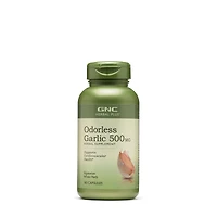 GNC Herbal Plus Odorless Garlic 500Mg Vitamin C - 100 Capsules (100 Servings)