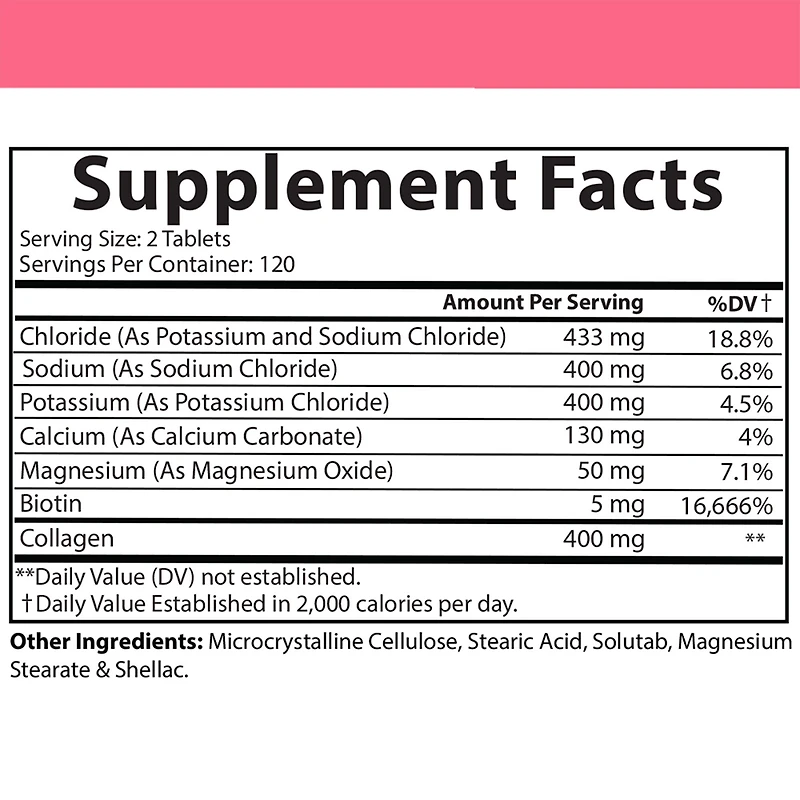 Beauty Hydration Complex - 240 Tablets (120 Servings)