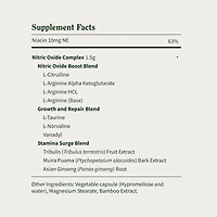 Nitric Oxide Booster - 90 Capsules (90 Servings)