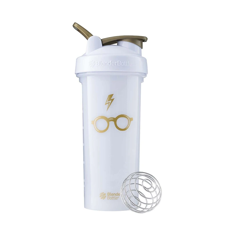 BlenderBottle Harry Potter Pro28 Shaker Cup - Bolt and Glasses 28Oz