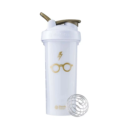BlenderBottle Harry Potter Pro28 Shaker Cup - Bolt and Glasses 28Oz