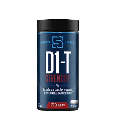 SirenLabs D1-T Strength - 120 Capsules (30 Servings)