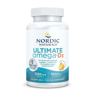 Ultimate Omega® D3 - Lemon - 30 Softgels (30 Servings)