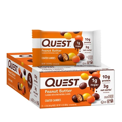 Quest Coated Candies - Peanut Butter (12 Packs)