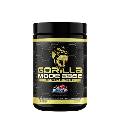 Gorilla Mind Mode Base Pre-Workout - Bombsicle (30 Servings)