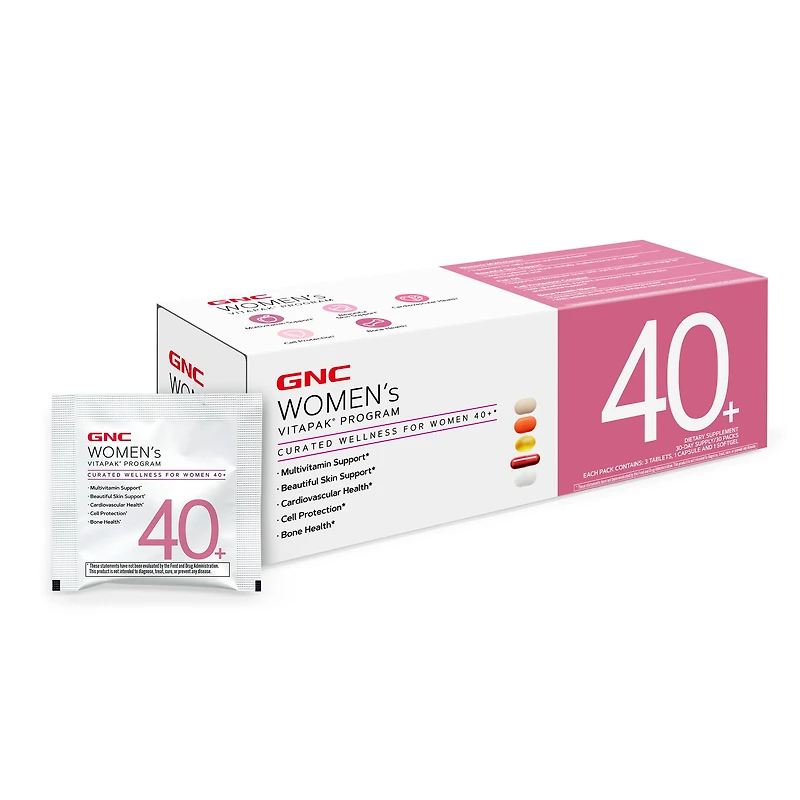 GNC Women's Tiktok 40+ Vitapak Program (30 Servings) - 30 count