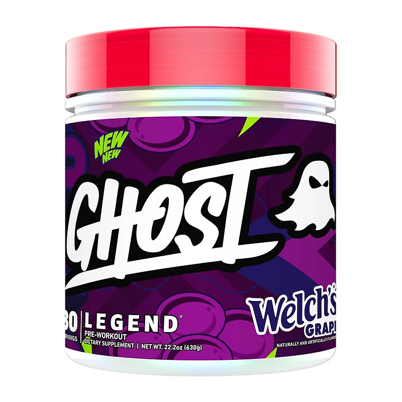 GHOST Legend V4 Pre-Workout Vegan - Welch's Grape (30 Servings)