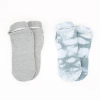 Oak and Reed Stud Socks Teal - Small 2 Pack
