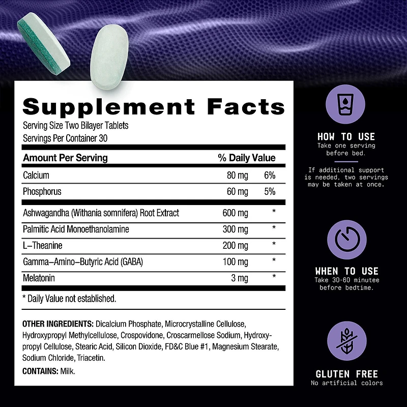 Anabolic Sleep™ - 60 Tablets (30 Servings)
