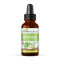 Organic Soursop Graviola Leaf Liquid Extract - 1 fl. oz (24 Servings)