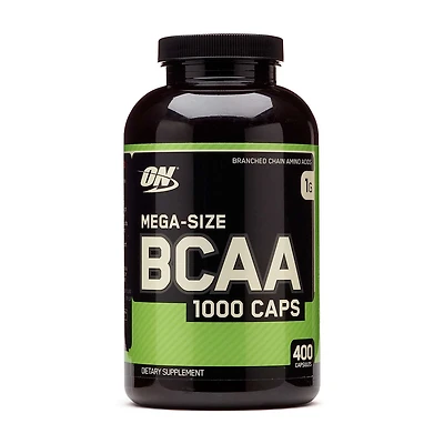 Mega-Size BCAA 1000 Caps - 400 Capsules (200 Servings)