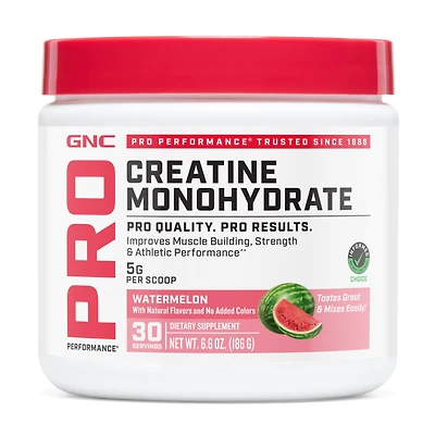 GNC Pro Performance Creatine Monohydrate Gluten-Free - Watermelon (30 Servings)