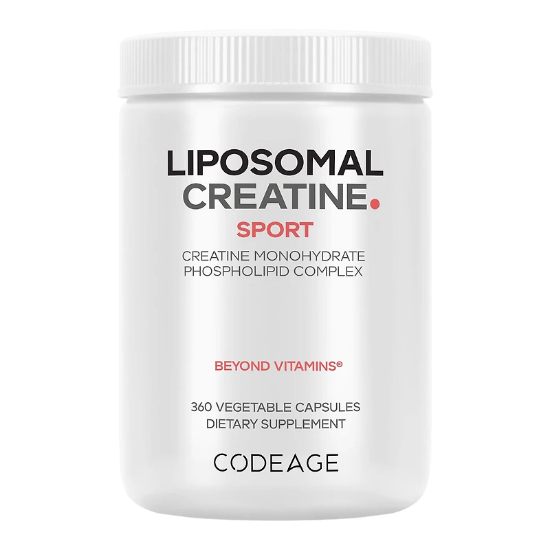 Codeage Liposomal Creatine Gluten-Free - 360 Capsules (90 Servings)