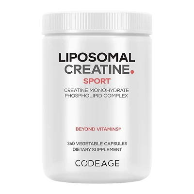 Codeage Liposomal Creatine Gluten-Free - 360 Capsules (90 Servings)