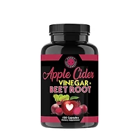 Angry Supplements Apple Cider Vinegar + Beet Root - 120 Capsules (60 Servings)