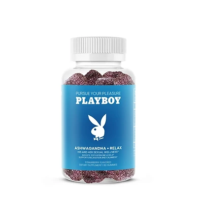 Avid Playboy: Ashwagandha + Relax Vegan - Strawberry 60 Gummies(30 Servings)