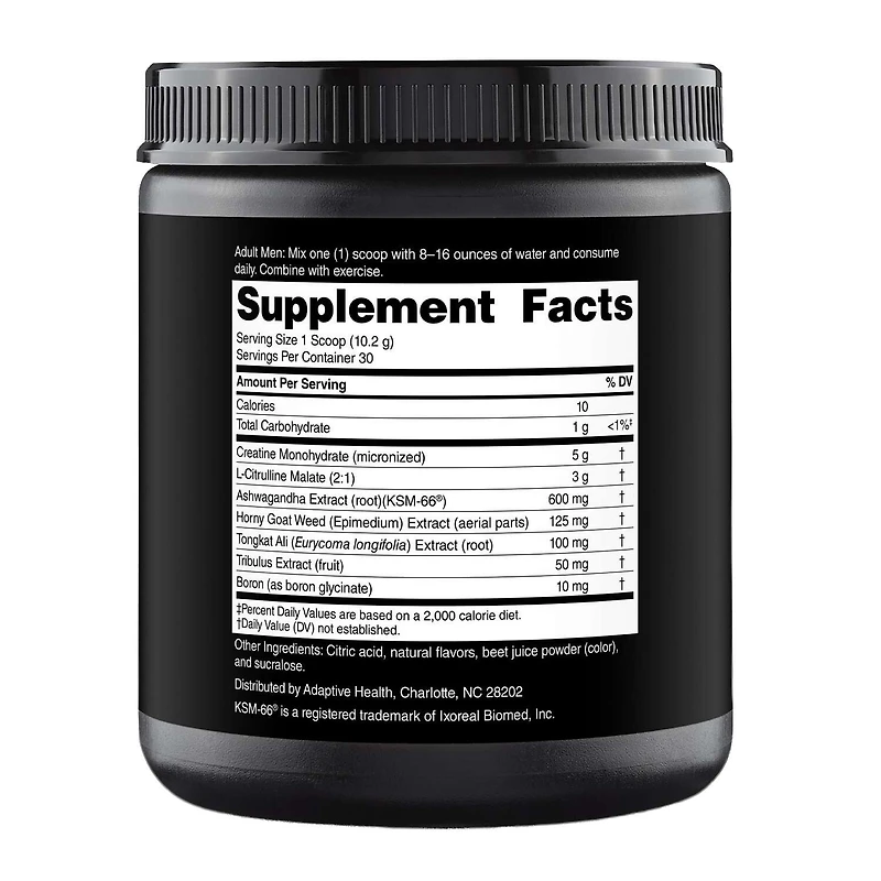 T-Booster + Creatine - Fruit Punch (30 Servings)