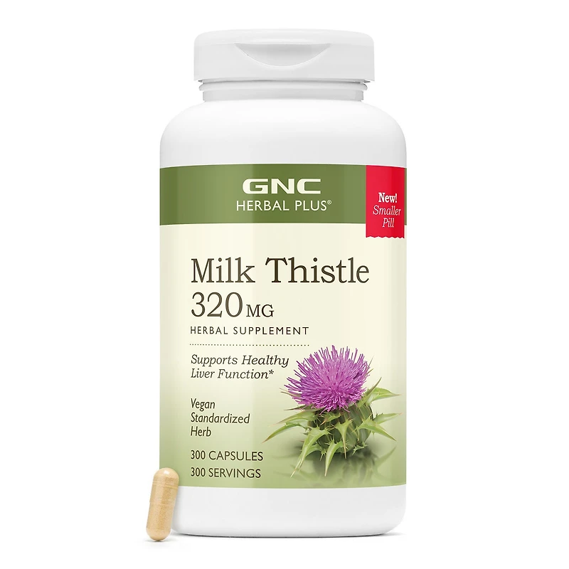 GNC Herbal Plus Milk Thistle 320Mg Healthy
