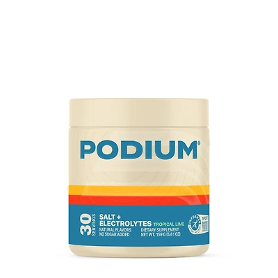 PODIUM Salt + Electrolytes - Tropical Lime (30 Servings)