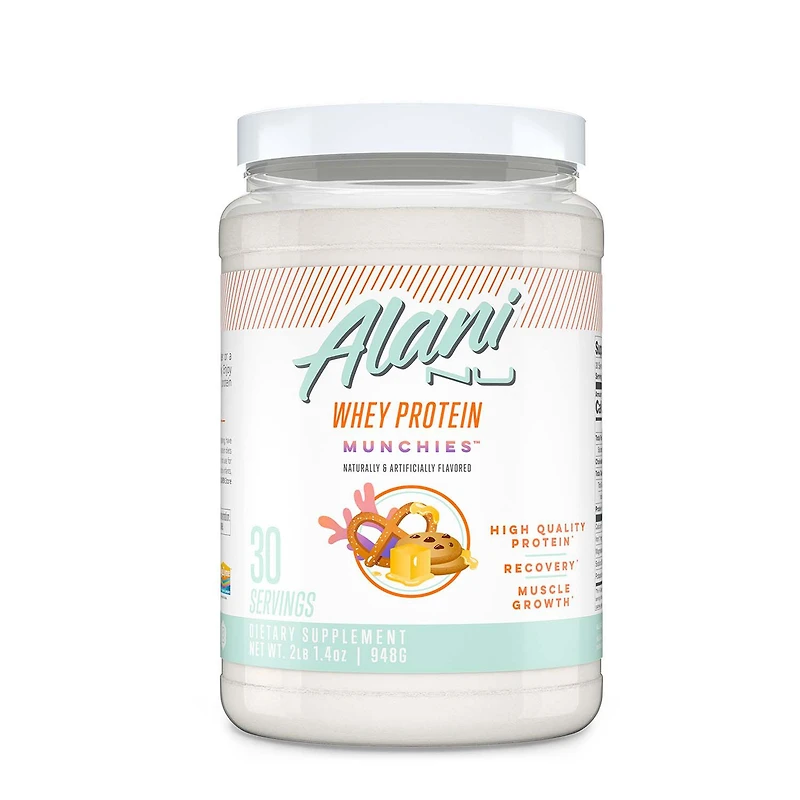 Alani Nu Whey Protein Powder - Munchies (30 Servings)