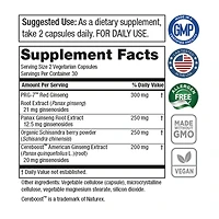 Chris Kilham's Ginseng 3x - 60 Capsules (30 Servings)