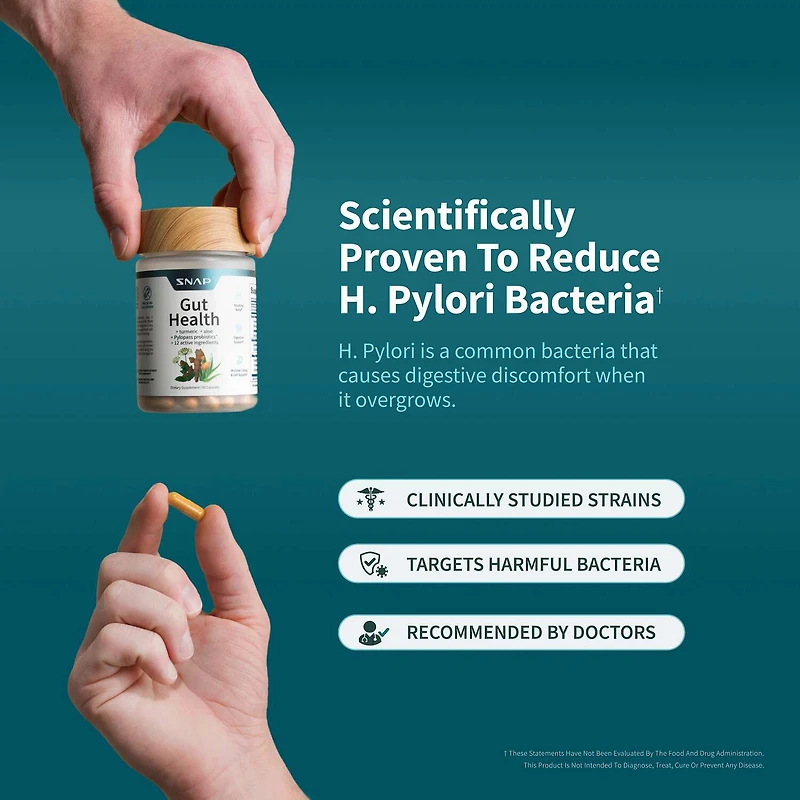 Gut Health Capsules - 60 Capsules (30 Servings)