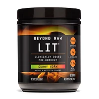 Beyond Raw Lit Pre-Workout Gluten-Free - Gummy Worm (30 Servings)