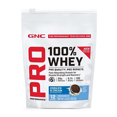 GNC Pro Performance 100% Whey Protein 2.0 Gluten-Free
