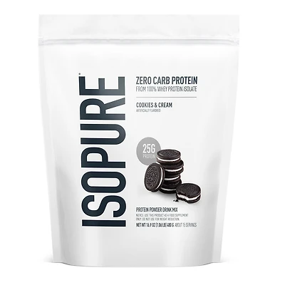 Isopure Zero Carb - Cookies and Cream (15 Servings) 1 lbs.