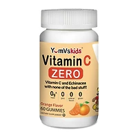 Vitamin C Zero Kids Gummies - Orange - 60 Gummies (60 Servings)