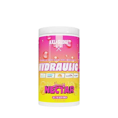 Axe & Sledge Supplements Hydraulic 2 Non-Stim Pre-Workout - Juicy Nectar (40 Servings)
