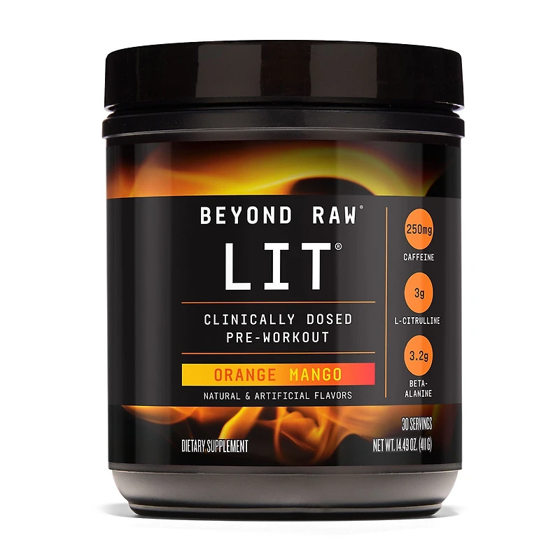 Beyond Raw Lit Pre-Workout Gluten-Free